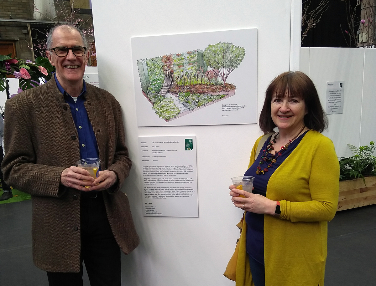 Andrew & Kati at RHS Chelsea Preview show at Horticultural Halls, London